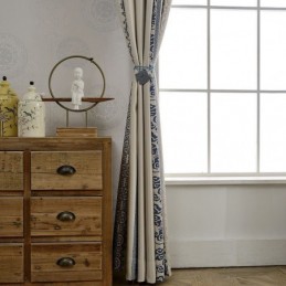 Nordic Blackout Vorhänge Jacquard Für Wohnzimmer Schlafzimmer
