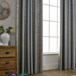 Nordic Blackout Vorhänge Jacquard Für Wohnzimmer Schlafzimmer