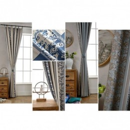 Nordic Blackout Vorhänge Jacquard Für Wohnzimmer Schlafzimmer