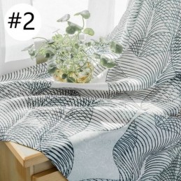 Nordischer Verdunkelungsvorhang Nach Maß, Bedruckte Blätter Für Wohnzimmer Und Schlafzimmer
