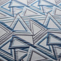 Leinen Verdunkelungsvorhang Maßgefertigt Vorhang Nordisch Geometrisch Jacquard Für Wohnzimmer Schlafzimmer