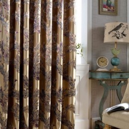 Nordischer Verdunkelungsvorhang Nach Maß, Vorhang Mit Federn, Jacquard, Für Wohnzimmer Und Schlafzimmer