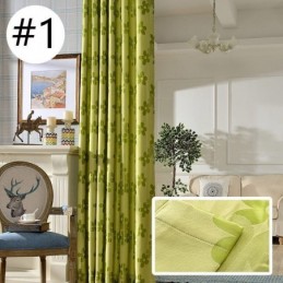 Verdunkelungsvorhang Nach Maß, Vorhang Nordic Flower Jacquard Für Wohnzimmer Schlafzimmer