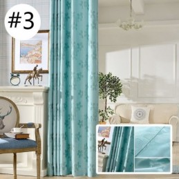 Verdunkelungsvorhang Nach Maß, Vorhang Nordic Flower Jacquard Für Wohnzimmer Schlafzimmer