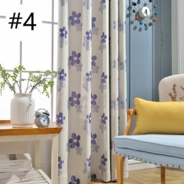 Verdunkelungsvorhang Nach Maß, Vorhang Nordic Flower Jacquard Für Wohnzimmer Schlafzimmer
