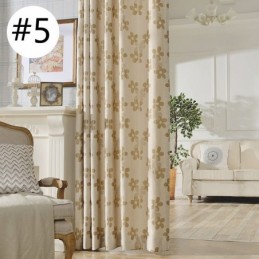 Verdunkelungsvorhang Nach Maß, Vorhang Nordic Flower Jacquard Für Wohnzimmer Schlafzimmer