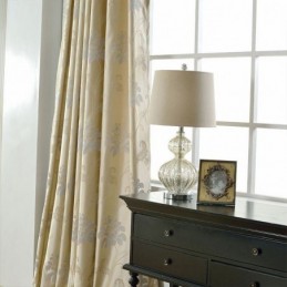 Verdunkelungsvorhänge Im Europäischen Stil, Jacquard-Vorhang Mit Blumenmuster, Maßanfertigung Für Wohnzimmer Und Schlafzimmer