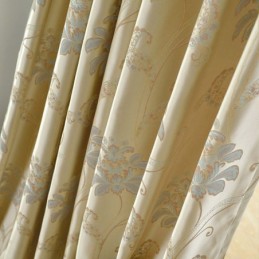 Verdunkelungsvorhänge Im Europäischen Stil, Jacquard-Vorhang Mit Blumenmuster, Maßanfertigung Für Wohnzimmer Und Schlafzimmer