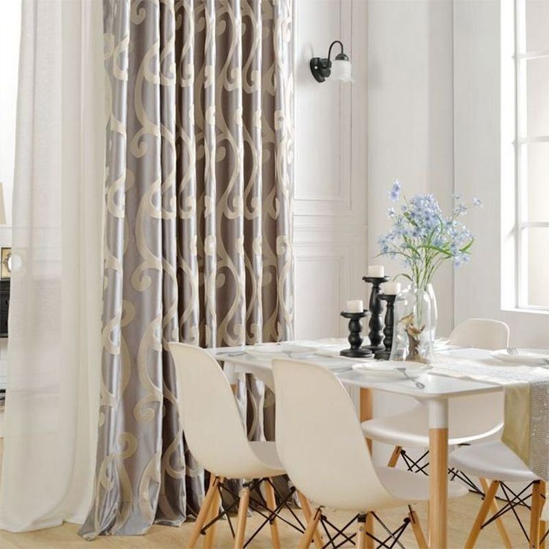 Verdunkelungsvorhang Nach Maß Vorhang Nordic Jacquard Für Wohnzimmer Schlafzimmer