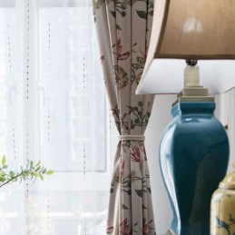 Nordischer Verdunkelungsvorhang Aus Baumwollleinen, Maßgefertigt, Vorhang Mit Pflanzenmotiv, Für Wohnzimmer Und Schlafzimmer
