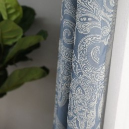 Europäischer Verdunkelungsvorhang Nach Maß Jacquard-Vorhang Für Wohnzimmer Und Schlafzimmer