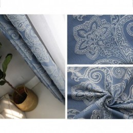 Europäischer Verdunkelungsvorhang Nach Maß Jacquard-Vorhang Für Wohnzimmer Und Schlafzimmer