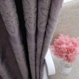 Europäischer Verdunkelungsvorhang Nach Maß Jacquard-Vorhang Für Wohnzimmer Und Schlafzimmer