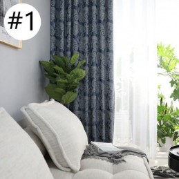 Europäischer Verdunkelungsvorhang Nach Maß Jacquard-Vorhang Für Wohnzimmer Und Schlafzimmer