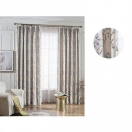 Europäische Blackout Vorhänge Jacquard Gemustert Für Wohnzimmer Schlafzimmer