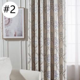 Europäische Blackout Vorhänge Jacquard Gemustert Für Wohnzimmer Schlafzimmer