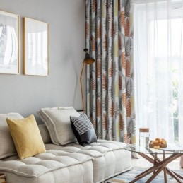 Nordic Blackout Vorhänge Farn Blatt Gedruckt Für Wohnzimmer