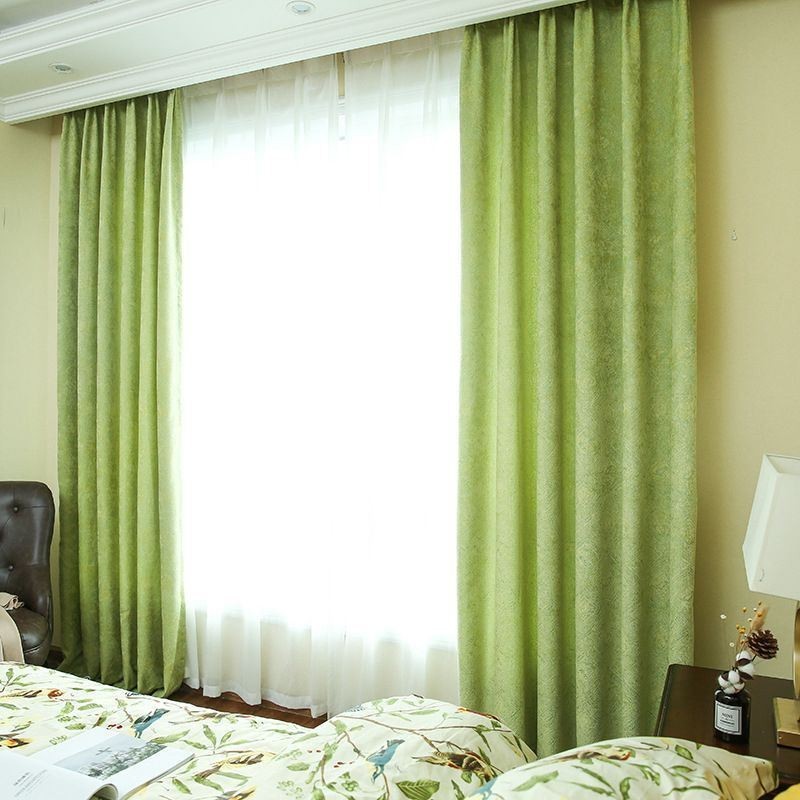 Verdunkelungsvorhang Nach Maß Vorhang Nordic Solid Color Jacquard Für Wohnzimmer Schlafzimmer