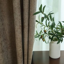 Verdunkelungsvorhang Nach Maß Vorhang Nordic Solid Color Jacquard Für Wohnzimmer Schlafzimmer