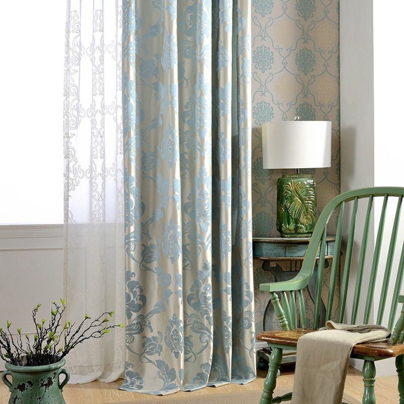 Jacquard-Vorhang Im Europäischen Stil, Maßgefertigt, Vorhang, Beschattung, Schlafzimmer, Wohnzimmer