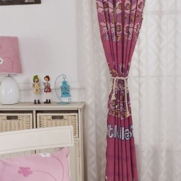 Baumwolle Blackout Vorhänge Kinder Stil Kitty Katze Gedruckt Für Wohnzimmer Schlafzimmer