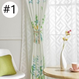 Nordischer Verdunkelungsvorhang Nach Maß, Bedruckte Blätter Für Wohnzimmer Und Schlafzimmer