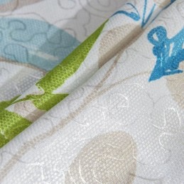 Verdunkelungsvorhang Nach Maß Vorhang Für Wohnzimmer Schlafzimmer Nordische Bedruckte Blätter