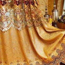 Europäische Bestickte Vorhänge Luxus Für Wohnzimmer Schlafzimmer