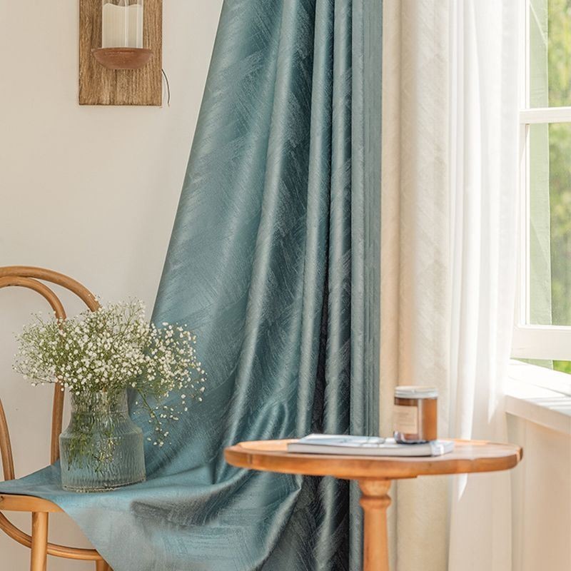 Nordischer Verdunkelungsvorhang, Maßgefertigter Vorhang, Hochpräziser Jacquard, Für Schlafzimmer, Wohnzimmer
