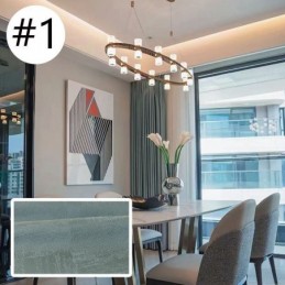Nordischer Verdunkelungsvorhang, Maßgefertigter Vorhang, Hochpräziser Jacquard, Für Schlafzimmer, Wohnzimmer