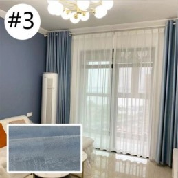 Nordischer Verdunkelungsvorhang, Maßgefertigter Vorhang, Hochpräziser Jacquard, Für Schlafzimmer, Wohnzimmer