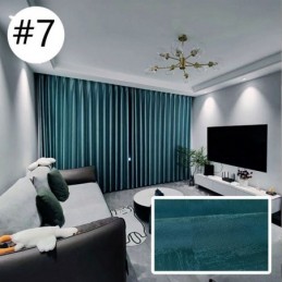 Nordischer Verdunkelungsvorhang, Maßgefertigter Vorhang, Hochpräziser Jacquard, Für Schlafzimmer, Wohnzimmer