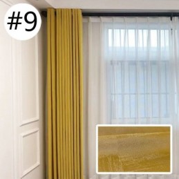 Hoher Verdunkelungsvorhang, Maßgefertigter Vorhang, Präzisions-Jacquard, Für Schlafzimmer, Wohnzimmer