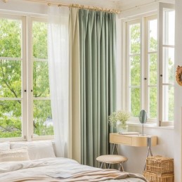 Moderner Patchwork-Vorhang Nach Maß, Verdunkelungsvorhänge Für Wohnzimmer Und Schlafzimmer