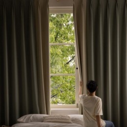 Moderner Patchwork-Vorhang Nach Maß, Verdunkelungsvorhänge Für Wohnzimmer Und Schlafzimmer
