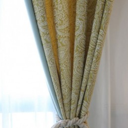 Moderner Baumwollvorhang Nach Maß Vorhang Pflanze Jacquard Für Wohnzimmer Schlafzimmer