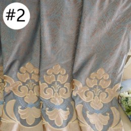 Bestickter Verdunkelungsvorhang Nach Maß, Europäischer Stil, Fenstervorhänge Für Wohnzimmer