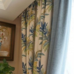 Nordischer Jacquard-Vorhang Nach Maß, Vorhang, Verdunkelungsfenster Für Wohnzimmer, Schlafzimmer