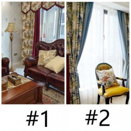Nordischer Jacquard-Vorhang Nach Maß, Vorhang, Verdunkelungsfenster Für Wohnzimmer, Schlafzimmer
