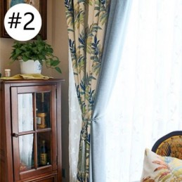 Nordischer Jacquard-Vorhang Nach Maß, Vorhang, Verdunkelungsfenster Für Wohnzimmer, Schlafzimmer