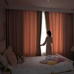 Moderner Nähvorhang, Maßgefertigt, Vorhang Mit Hahnentrittmuster, Verdunkelung Für Wohnzimmer Und Schlafzimmer