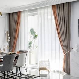 Moderner Nähvorhang, Maßgefertigter Vorhang Chenille Blackout Für Wohnzimmer Schlafzimmer