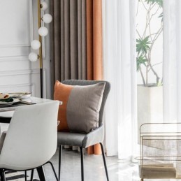Moderner Nähvorhang, Maßgefertigter Vorhang Chenille Blackout Für Wohnzimmer Schlafzimmer