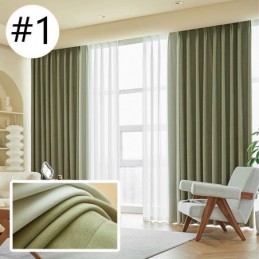 Moderner Nähvorhang, Maßgefertigter Vorhang Chenille Blackout Für Wohnzimmer Schlafzimmer