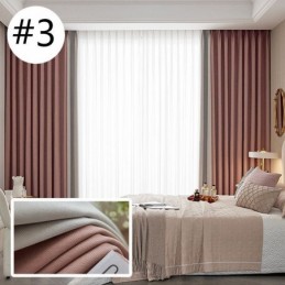 Moderner Nähvorhang, Maßgefertigter Vorhang Chenille Blackout Für Wohnzimmer Schlafzimmer