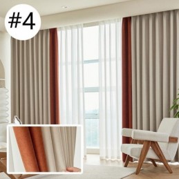 Moderner Nähvorhang, Maßgefertigter Vorhang Chenille Blackout Für Wohnzimmer Schlafzimmer