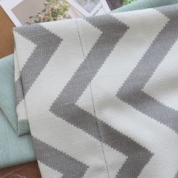 Luxus Jacquard Vorhänge Gewellt Gestreift Blackout Für Wohnzimmer