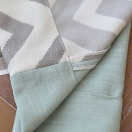 Luxus Jacquard Vorhänge Gewellt Gestreift Blackout Für Wohnzimmer