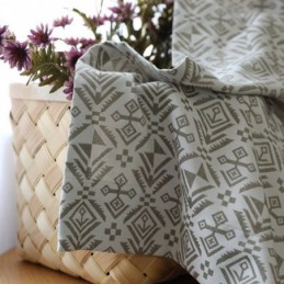 Luxus Jacquard Vorhänge Geometrische Blackout Für Wohnzimmer