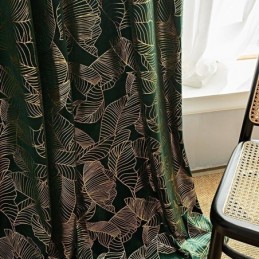 Flanell Bronzing Vorhänge Einfacher Verdunkelungsvorhang Maßgefertigter Vorhang Für Schlafzimmer Wohnzimmer